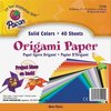 Pacon Paper, Origami, 9X9, Ast, 40Sh Pk PAC72200